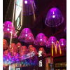 光纤水母灯七彩变色户外防水吊顶挂灯网红餐厅酒吧清吧氛围装饰灯